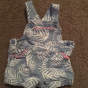 Carter’s pink and blue overall